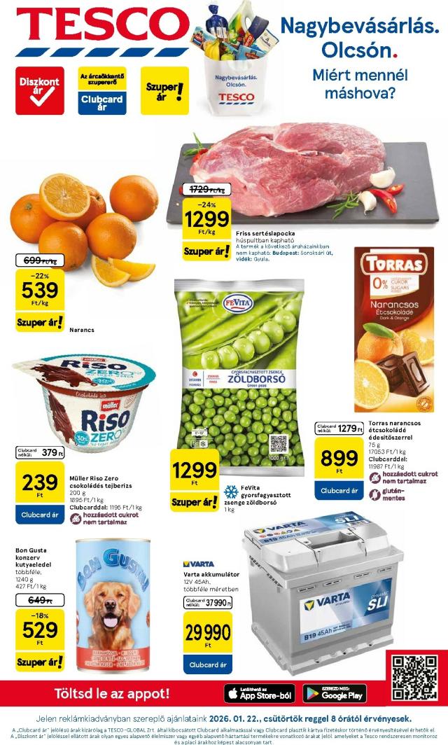Tesco katalógus
