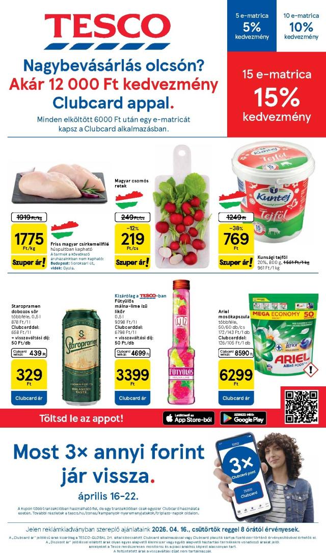 Tesco katalógus