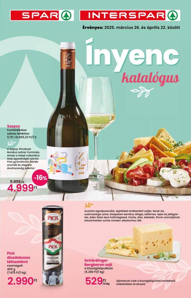 Spar Katalógus