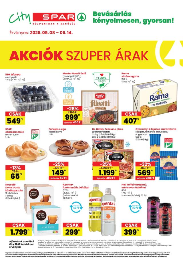 Spar katalógus