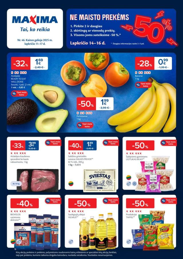 MAXIMA katalogo vaizdas