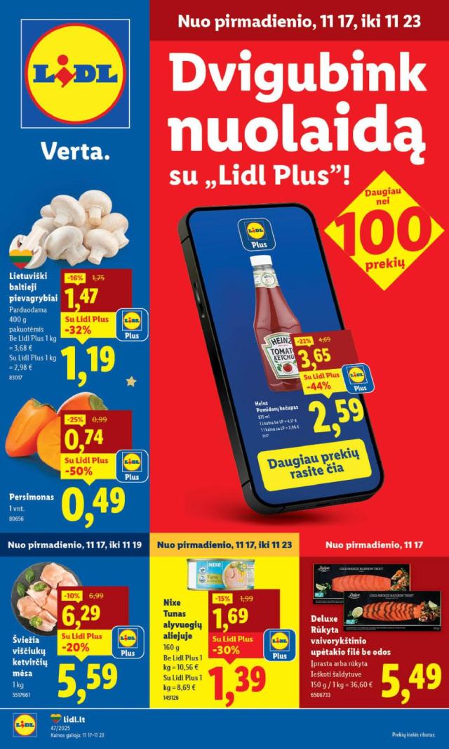 LIDL katalogas