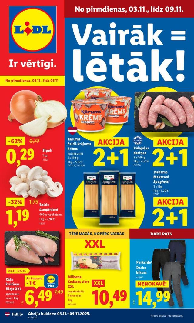 LIDL katalogs
