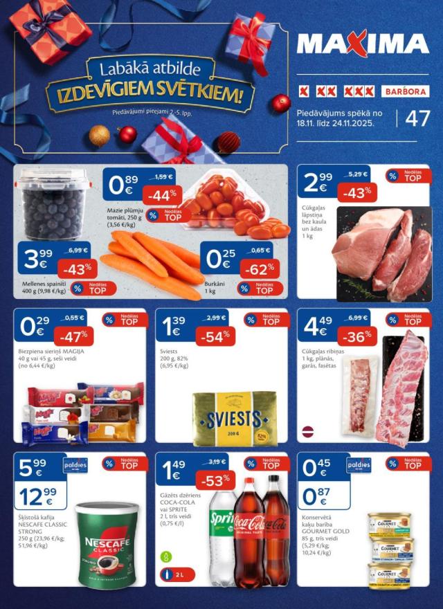 MAXIMA kataloga attēls