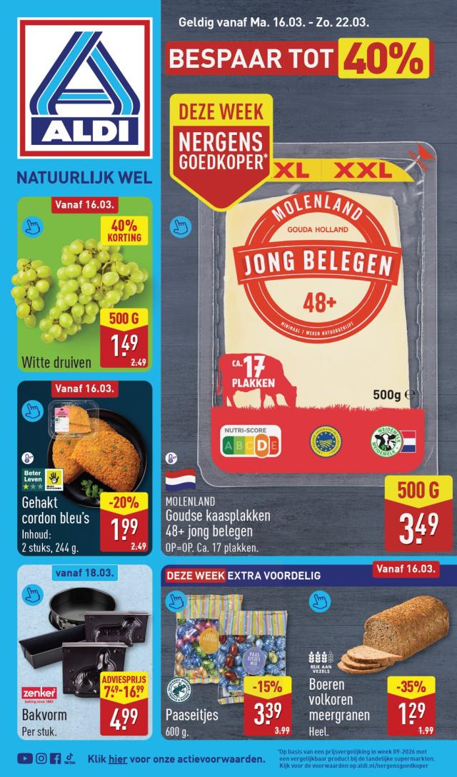 Aldi aanbiedingen