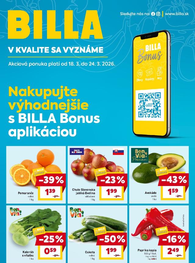 Billa katalóg